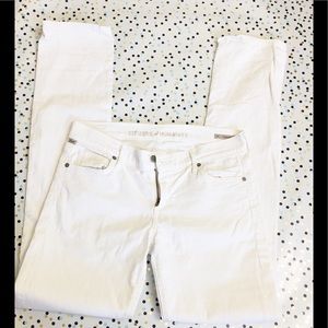 Citizens Of Humanity Ava White Straight Jeans